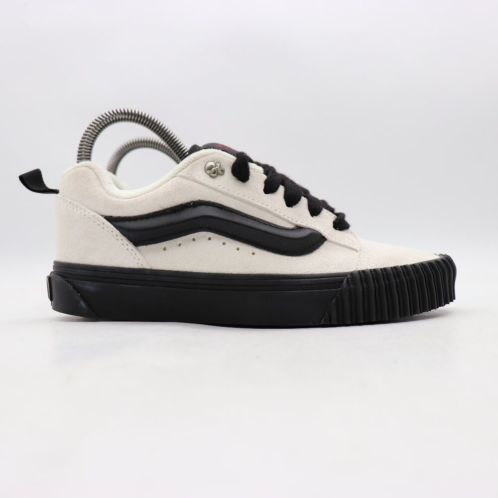 Vans Knu Skool Shoes In The Shadows Women's 6.5 Men's 5 White Suede Sneakers